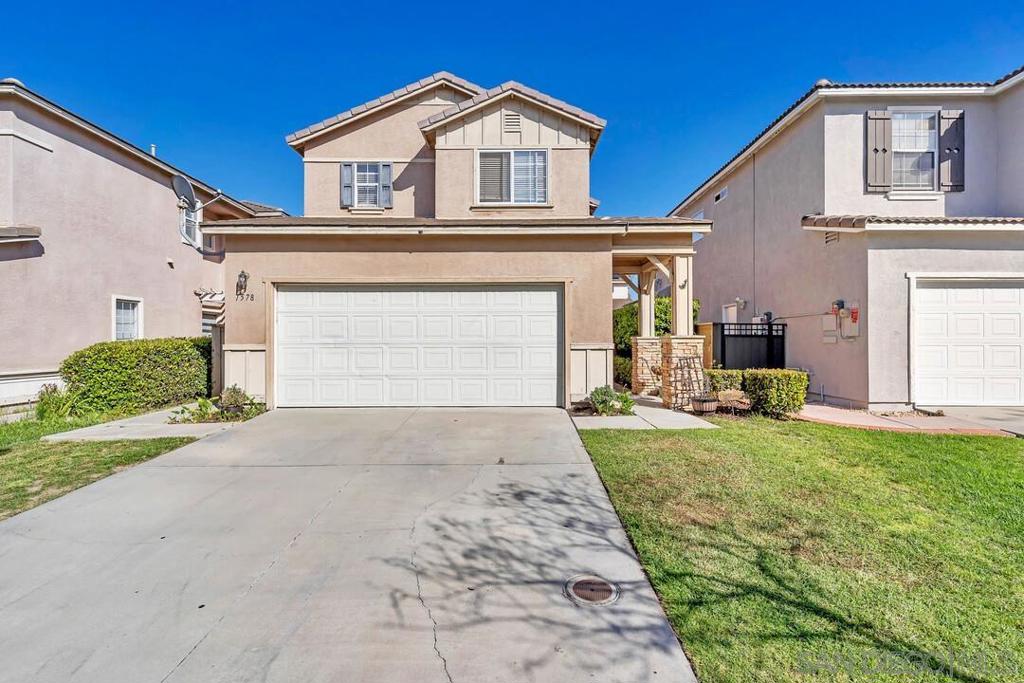 Beautiful home in highly desired "Otay Ranch 1" Excellent schools within walking distance. Tree lined quiet street leads you to this beautiful and move in ready home with nice open floor plan, family room with entertainment center, light and bright, spacious master bd. walk in closet, garden tub in master bath, Jack and Jill bath shared by two additional bedrooms, upstairs laundry facility, private, fully fenced low maintenance back yard with much more. Community pool, clubhouse, park, jogging trails. Attached two car Garage accessible off main entry way. Patrolled and Guarded community. Highly desirable area. Quiet street and great family neighborhood. Community pool, clubhouse, jogging trails. Walking distance to shopping, parks and schools. Nearby attractions: Knotts Soak City, Cricket Wireless Amphitheatre, Complex Features: ,, Equipment: Dryer,Garage Door Opener, Satellite Dish, Washer Sewer: Sewer Connected