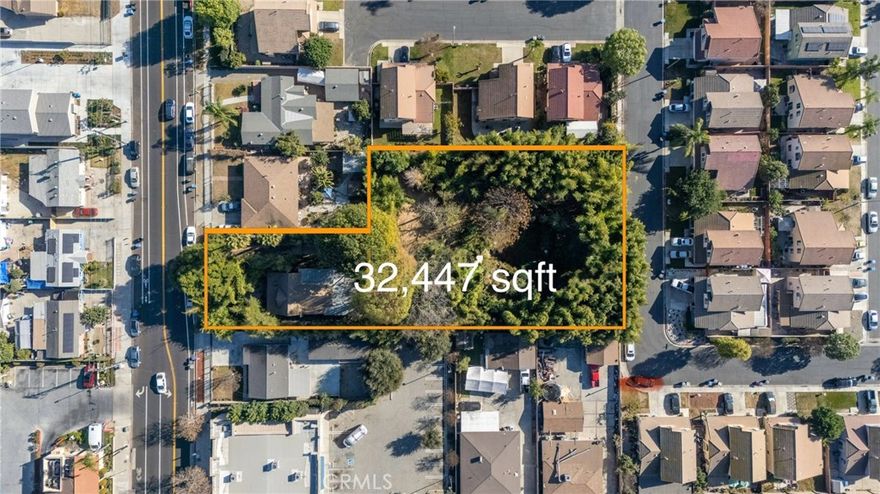 Charming 1-bedroom, 1-bath home with solid bones, ready for a full remodel, an ideal opportunity for investors or visionaries looking to create something special. Tucked away on a unique flag lot, the property sits on an expansive and secluded 32,447 sq ft lot, offering rare privacy and space. While the home is nestled in an established single-family residential neighborhood, it’s just moments from Garey Avenue with access to retail, commercial, and transit options. Preliminary discussions with the City of Pomona’s Planning Department, Fire Department, and Public Works indicate strong potential for increased density, making this a prime infill opportunity. Whether you’re looking to renovate, expand, or redevelop, the possibilities here are truly endless.