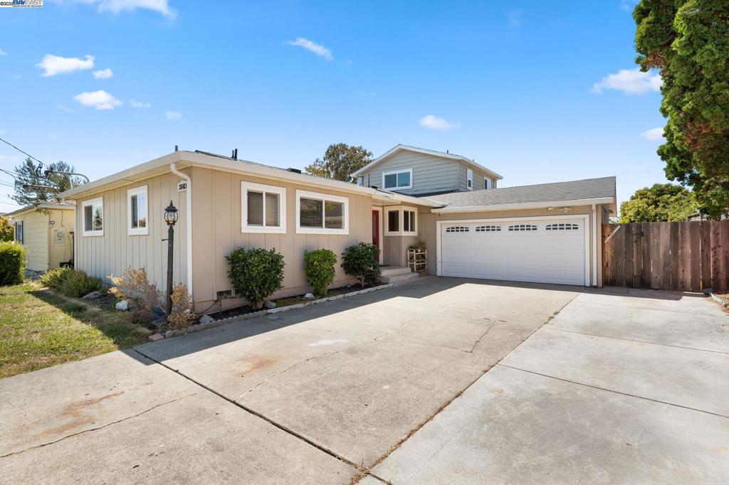 Discover comfort, space, and flexibility in this beautifully updated 4-bedroom, 3-bath home in one of Newark’s most desirable neighborhoods. With 2,024 sq ft of living space on a 6,000 sq ft lot, this home is ideal for multi-generational living, featuring two primary suites—one on each level—each with its own updated ensuite. The bright, modern kitchen offers Quartz countertops, stainless steel appliances, and a breakfast bar island that opens to the dining area. A spacious family room includes a desk nook and sliding glass doors to the private backyard, perfect for entertaining or relaxing. The living room features a cozy fireplace with modern tile surround, wood laminate floors, and recessed lighting. The upper-level primary suite feels like a private studio retreat with space for a bed, desk, and lounge area. Additional highlights include dual pane windows, attached 2-car garage, 4+ car driveway, and side access for RV/boat parking. Close to shopping, parks, and major commute routes.