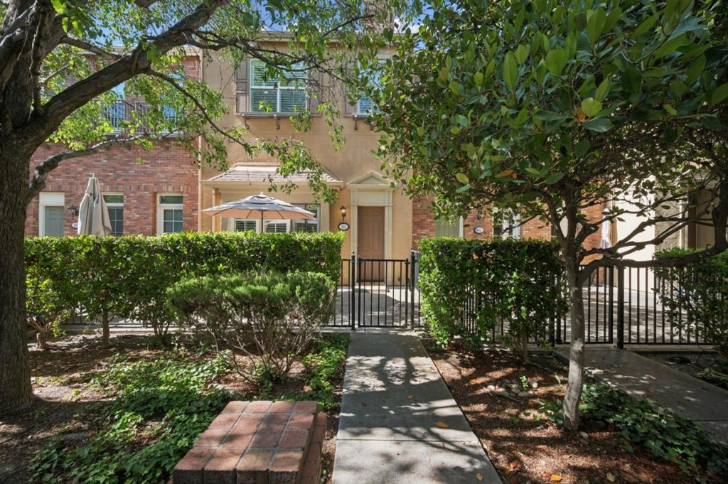 Welcome to 853 Georgetown Place - Prepare to discover the charm of the highly coveted Georgetown community! This stunning 3-bedroom, 3-bathroom home offers approx. 1,584 square feet of thoughtfully designed living space. The living room boasts high ceilings and a cozy gas fireplace, creating a welcoming atmosphere. The updated kitchen features ample counter space and flows seamlessly into the dining area, perfect for entertaining. A versatile bedroom on the main level makes an ideal guest room or home office. Upstairs, the spacious primary bedroom impresses with a walk-in closet, en-suite bath with double sinks, a soaking tub, and a separate shower. Another upstairs bedroom also includes its own en-suite bath. Enjoy summer evenings on the spacious patio or take a short stroll to Cahill Park. Inside laundry. Attached two-car side-by-side garage with additional storage space. Conveniently located near shops and restaurants on The Alameda, Whole Foods, SAP Center, Diridon Station, and Downtown San Jose. Homes in this community are a rare find - don't miss your opportunity to experience an unparalleled lifestyle living at Georgetown!