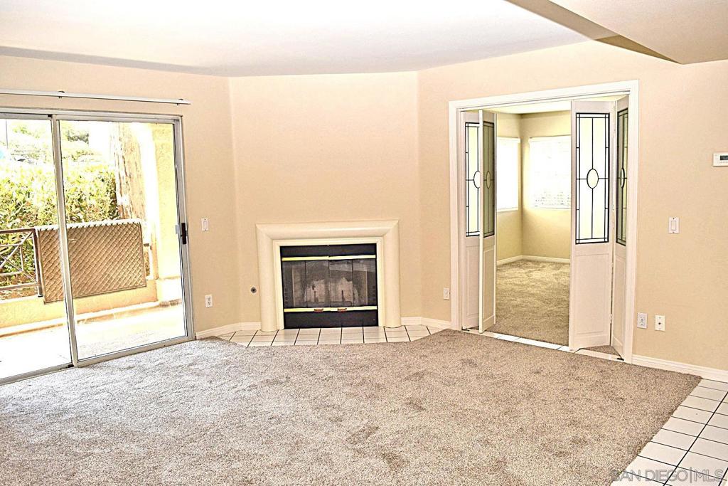 Available Now! Lower unit in La Costa Alta. 2 bedroom, 2 bath condo in a great location! Close to shopping, schools and more. Freshly updated with new carpet and paint throughout. The living room features a fireplace for relaxing evenings. The 2nd bedroom has doors that open into the living area, perfect for an office space. There is a private patio and the added bonus of a community pool just steps away. The kitchen comes with a gas range, dishwasher and microwave. The home also includes a convenient in-unit laundry area. For added comfort, there’s air conditioning and forced air heat. 1car detached garage and 1 additional parking space. 1 year lease. No Pets and No Smoking.