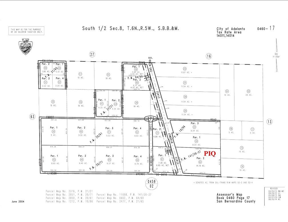 0 Desoto & Hwy 395 - 14.19ac