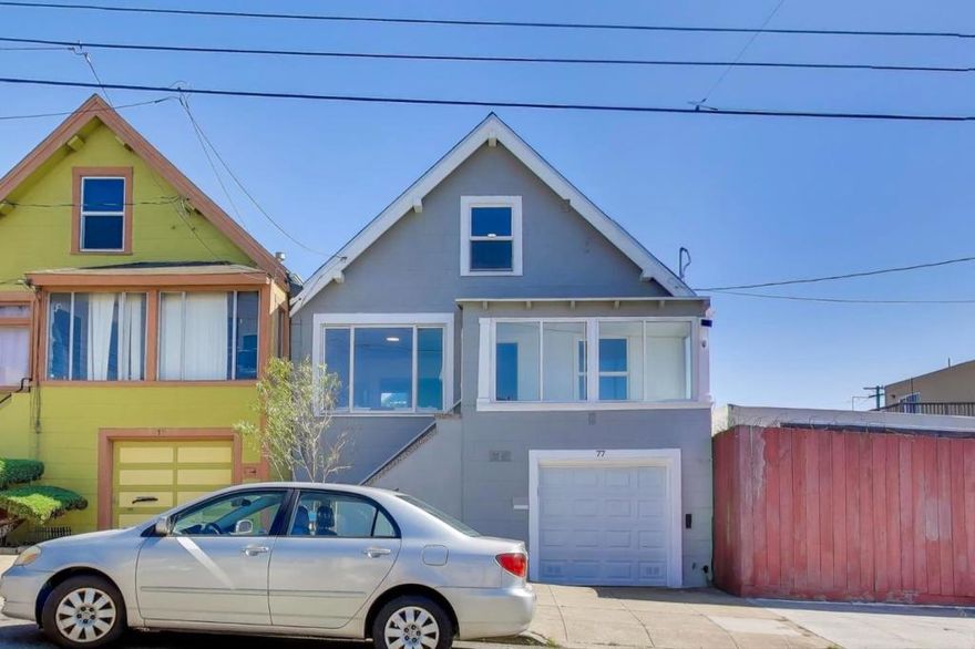 Welcome to your newly remodeled haven in the heart of Silver Terrace! Bathed in sunshine, this charming single-family home offers a bright and cheerful atmosphere that families will love. The top floor showcases lovely partial views of the bay and surrounding hills, bringing a touch of nature right into your living space. Three bedrooms and originally built with two bathrooms, the home currently has one, and restoring the second should be simple, perfect for growing families or guests. Step outside to a spacious backyard oasis, ideal for weekend barbecues, kids playtime, or peaceful mornings with coffee in hand. You will love the friendly neighborhood feel, with preschools, playgrounds, shops, and local restaurants all within walking distance. Plus, easy access to public transportation and highways 101 and 280 makes commuting a breeze. A wonderful place to grow, connect, and call home welcome to Silver Terrace living!