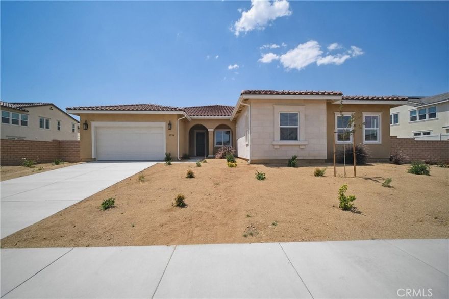 City Ventures' neighborhood in Palmdale. Solar included townhomes featuring all-electric appliances and smart built-in technology. Lot 19 features 4 bedrooms, 3.5 baths, an open concept kitchen, living and dining area. Along side those features, lot 19 also has a California room with a fireplace and upgraded appliances and countertops.