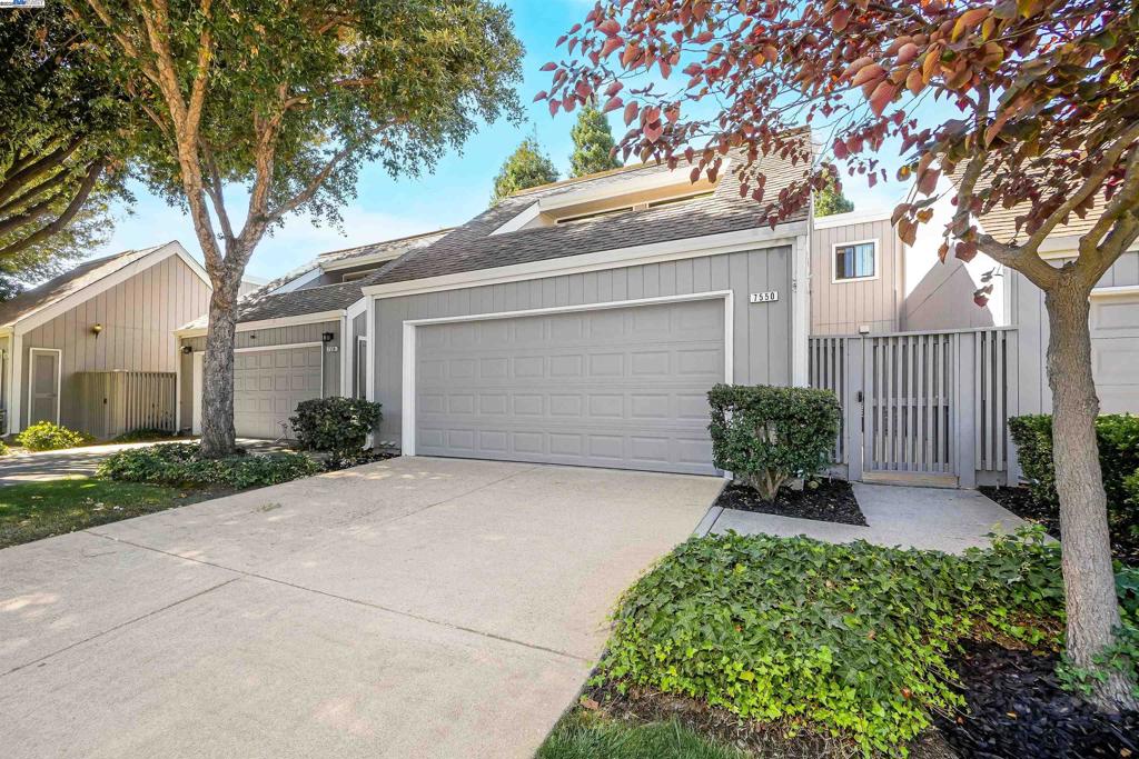 Great opportunity to own this 3 bedroom, 2 1/2 bath, double car, finished garage Townhome with a huge backyard in highly desirable Stoneridge Townhomes development. Great and convenient location with just a very short walk to Bart, and a stones throw from the 580/680 junction. Obviously, the Stoneridge Mall, and so many other desirable, useful, and fun places in the immediate vicinity. This is an amazing townhome development as you already know or are about to find out. Green belts transform this from just another townhome development into a warm, inviting, and neighborly community. Speaking of community… there is a community pool, spa, clubhouse, and even tennis courts! Private courtyard entry in front, and a large backyard (which is very rare for townhomes), no matter where you are looking. The floor plan is so very functional! Large kitchen, formal dining area, huge living room, and a cozy fireplace for the coming winter nights. Large primary bedroom has a cute and functional balcony overlooking the backyard. This is a very modern floor plan. Interior was very nicely upgraded several years ago. The sale of this property is governed by the independent administration of estate act. The personal representative has full authority. This should make things easy for buyers