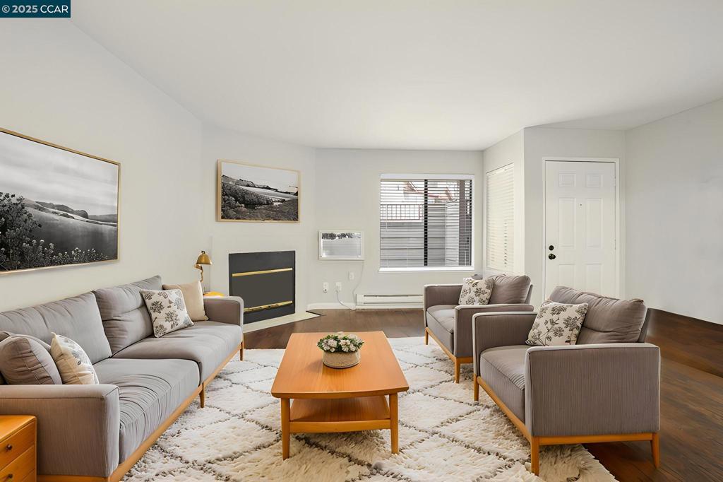 Looking for a home that’s fresh, modern, and totally move-in ready? This 2-bed, 2-bath gem has been completely upgraded from top to bottom! The kitchen is a total showstopper with sleek granite countertops, new stainless steel appliances, and upgraded cabinets—perfect for whipping up your favorite meals. Fresh laminate flooring flows through the main areas, while cozy carpet adds comfort to the bedrooms. The two-tone paint gives the entire space a trendy, modern vibe, and both bathrooms have been refreshed with new vanities and accessories for that spa-like touch. Need more perks? You’ve got a new in-unit washer & dryer (bye-bye laundromat runs!), a private patio for those morning coffee moments, and a carport to keep parking stress-free. There is a new a/c unit and with individual electric baseboard heating, keeping things energy and cost efficient in your new home. Plus, the location is a commuter’s dream—just minutes from shopping, restaurants, freeway access, and only a 5-minute walk to BART. This beauty is vacant and ready for you—don’t wait too long, or someone else will snag it!