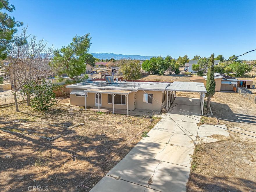 Priced To Sell Quickly… Your unique opportunity to own a versatile property in the heart of Hesperia! Situated on a fully usable 1-acre lot, this property offers plenty of room to expand, create, and enjoy the wide-open desert lifestyle — all while being close to schools, shopping, and major commuter routes. A standing second structure on the lot presents exciting potential — ideal for a future ADU, guest house, home office, or rental unit (buyer to verify). Don’t miss your chance to make this versatile property your own — the possibilities are endless at 10560 6th Ave!