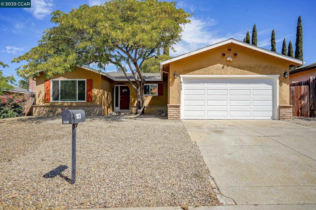 Move-in ready! This charming single-story home offers 3 bedrooms and 2 bathrooms. Enjoy both a formal living room and a welcoming family room with a cozy fireplace, ceiling fan, and slider to the backyard. The interior shines with fresh paint, newer laminate plank flooring, and new blinds. The remodeled kitchen features granite countertops, stainless steel appliances, and includes the refrigerator! Both bathrooms have been beautifully remodeled! Outside, you’ll love the great curb appeal with low-maintenance landscaping, a 2-car garage, and convenient side yard access. Located near shopping, hospitals, schools, and freeway access, this home has it all! Open Sat and Sun 1-4