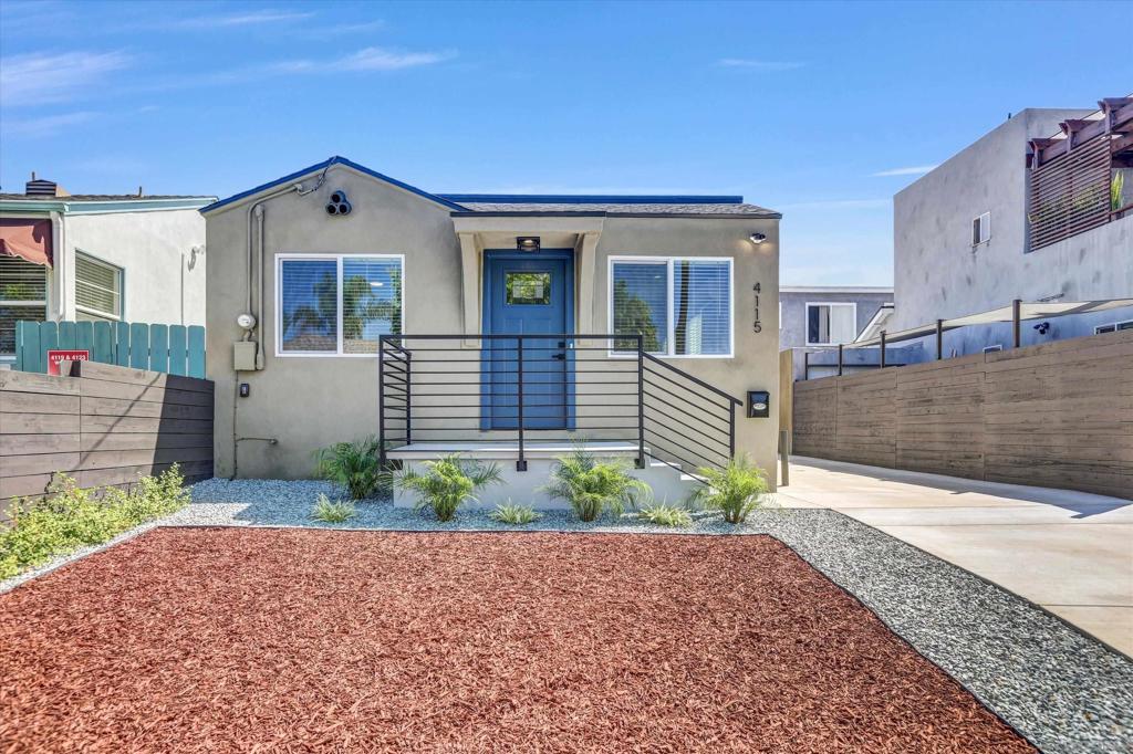 ***This NORTH PARK Modern Spanish Home has been COMPLETELY REMODELED like a BRAND-NEW HOME!*** This property includes a New Roof; New Stucco; New Windows & Doors; New Laminate Flooring; New Mini-Split HVAC System (AC & Heater); New Electrical, Plumbing & ABS Sewer Systems; New Drywall & Texture; New Interior Paint; New Concrete Driveway & Patio, New Water Heater; and SO MUCH MORE, including a COMPLETELY REMODELED KITCHEN & BATHROOM, which includes a Walk-In Shower with Designer Tile. The Designer Kitchen has been completely updated with all New Cabinets, including a Pantry, New Quartz Countertops with a Quartz Waterfall Peninsula, New Smart Energy Efficient Stainless-Steel Appliances (French Door Refrigerator, Self-Cleaning Range with a Convection Oven, Dishwasher & Microwave), and New Tiled Backsplash. The Designer Kitchen has been completely updated with all New Cabinets, including a Pantry, Quartz Countertops with a Quartz Waterfall Peninsula, Smart Energy Efficient Stainless-Steel Appliances (French Door Refrigerator, Self-Cleaning Range with a Convection Oven, Dishwasher & Microwave), Tiled Backsplash, Faucet, Deep Sink, and a Waste Disposal. The Laundry Room is inside the home with room for a stackable Washer & Dryer. ADDITIONAL UPGRADES include the following NEW items: Doors (exterior & interior), Garage Door with Opener, Insulation (exterior walls & attic), LED Lighting Fixtures (exterior & Interior), Recessed Lighting in the Kitchen, Living Room, Bathroom & Hallway, Ceiling Fans in the Bedrooms, and a Vanity with Faucet, Mirror & Toilet in the completely remodeled Bathroom, which includes a Walk-In Shower with Designer Tile. Landscaped Front Yard with drought tolerant landscaping. Fully Fenced Back Yard. Lots of Parking in the New Concrete Driveway, including a New Concrete Patio on the Back Yard. The Home is in the perfect location to walk to Restaurants, Shopping, and all that North Park has to offer! Please note that the Staging Furniture located in the kitchen, dining room, living room, bedrooms, and bath is not included in the sale of the property.