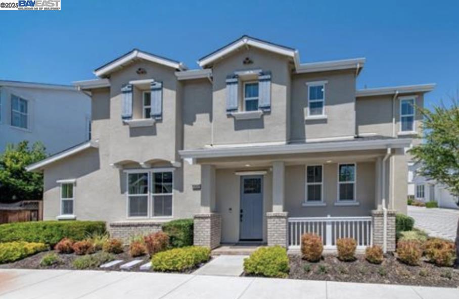Model Like home, Extravagantly Upgraded, Like New, in the Highly Desired Gated Wallis Ranch community in East Dublin w/ Top Rated Schools! You'll Love the Open Floor Plan with High ceilings! The Great Room is Super Spacious, ideal for time with family & friends! The 'Wow' Kitchen has Modern White Cabinets, Masterpiece Island w/ gorgeous pendant lights & S/S appliances. You'll love the seamless transition from indoors to the quaint backyard - ideal for year round outdoors enjoyment! The Palatial Primary Bedroom suite is simply stunning w/ Spa style bathroom & a custom built Walk-In closet. Secondary bedrooms & a shared bathroom are fabulous as well! The home comes with Paid Solar! This Chic home has Sheer Elegance with Exquisite touches & details - Hardwood Floors all throughout the home, Plantation Shutters, Recessed Lights, Stunning Chandeliers, Custom Closets & more! Community Amenities include Resort Style Clubhouse w/ Lush pool, spa, gym, party halls, & Central Park & walking trails! And a new 12 acre Park being built by the community gate! Close to it all: Top Rated Schools, Shopping, Fwys, & BART! Brains & Beauty. Open House: Fri 10:30am-12:30pm, Sat & Sun 1-4:30pm. This is THE One, do Not miss it!