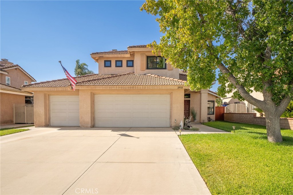 Welcome to this beautifully maintained two-story home offering the perfect blend of comfort, style, and functionality. From the moment you arrive, you’ll notice the quiet neighborhood, inviting curb appeal and well-kept exterior. Step inside to discover a spacious open layout filled with natural light, featuring high ceilings, neutral tones, and upgrades throughout. The main level boasts a warm and welcoming formal living space that blends the living room that flows seamlessly into the dining area- this area includes a sliding door to the backyard, making it ideal for entertaining. The updated kitchen offers painted cabinets, granite countertops, a big beautiful bay window overlooking the backyard, an island and breakfast nook with direct access to the backyard for easy indoor-outdoor living. A family room with a fireplace provides the perfect place to relax and unwind. Downstairs includes a half bath, storage and direct access to the garage. The staircase is stunning featuring LVP flooring, white face steps and painted banister giving a luxurious feel.
Upstairs, the primary suite is a true retreat with its generous size, walk-in closet, and private ensuite bathroom complete with dual sinks, stand alone shower with glass doors, a soaking tub and a private water closet. Additional 3 bedrooms are well-sized with plenty of closet space, perfect for family or a home office. The upstairs hall bathroom has been remodeled with farmhouse design featuring new vanity, designer tile, black grid glass doors, custom lighting and mirror.
Step outside to your private backyard designed for both relaxation and gatherings. The newly installed alumi-wood covered patio, stamped concrete patio and walkways, low maintenance turf, block walls, and open layout make this the perfect setting for summer barbecues, family fun, or a quiet evening.
Additional highlights include DUAL PANE WINDOWS AND SLIDERS, LVP flooring throughout, new interior paint and baseboards, an attached 3-car garage, central HVAC, newer water heater, garage laundry and a smart water conserving sprinkler system.
This property also enjoys a prime location near Whispering Lakes Golf Course, offering a scenic and active lifestyle, and is just minutes away from the soon-to-be-built Dodger Minor League Baseball Stadium — a major attraction that will bring exciting entertainment and value to the community. With schools, shopping, dining, and easy freeway access nearby, this home truly has it all.