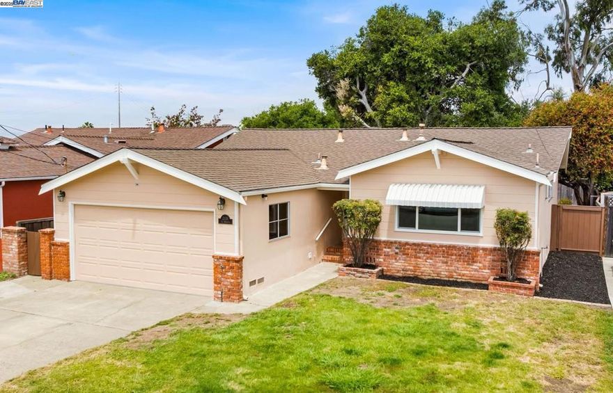 Welcome to 2131 Via Murrieta, a beautifully maintained single-family home located in the desirable San Lorenzo Village. This 3-bedroom, 2-bathroom home offers 1,256 sq ft of living space on a 5,148 sq ft lot, showcasing timeless charm with thoughtful updates throughout. Freshly painted inside and out, this home feels crisp, clean, and move-in ready. Step into a spacious living area featuring refinished wide-plank hardwood floors and abundant natural light. The kitchen is dated to the 80's but exceptionally clean and highly functional, offering generous storage and counter space—ideal as-is or as a canvas for future updates. The primary suite features an en-suite bathroom, while two additional bedrooms and a second full bath provide flexibility for family, guests, or a home office. Enjoy outdoor living in the private backyard, perfect for relaxing, entertaining, or gardening. Additional highlights include central heating, a two-car garage, and low-maintenance landscaping. Located near parks, top-rated schools, shopping, and major commute routes, this home reflects true pride of ownership and is ready for its next chapter.
