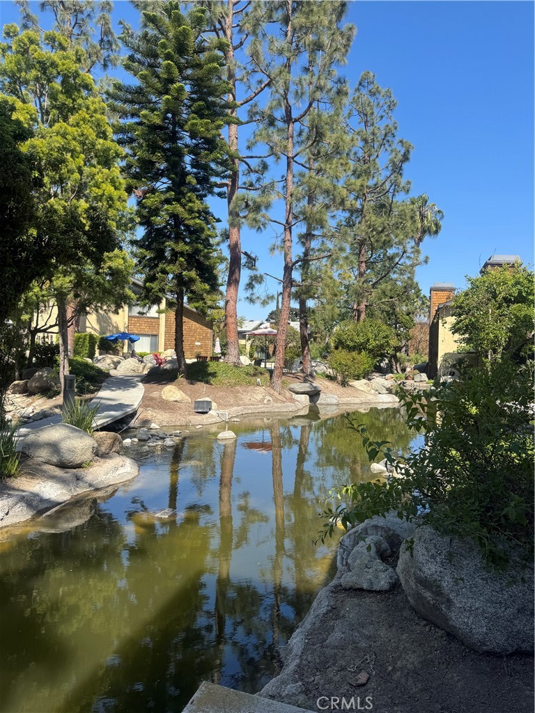 Unit # 229 Rehab finished gated Lakewood Shores community features water front , large fire place in living roomliving multiple tennis courts and more covered parking near unit, new flooring, paint and more, skylights in hall and master bath, private patio very nice community. Own stackable washer and dryer included