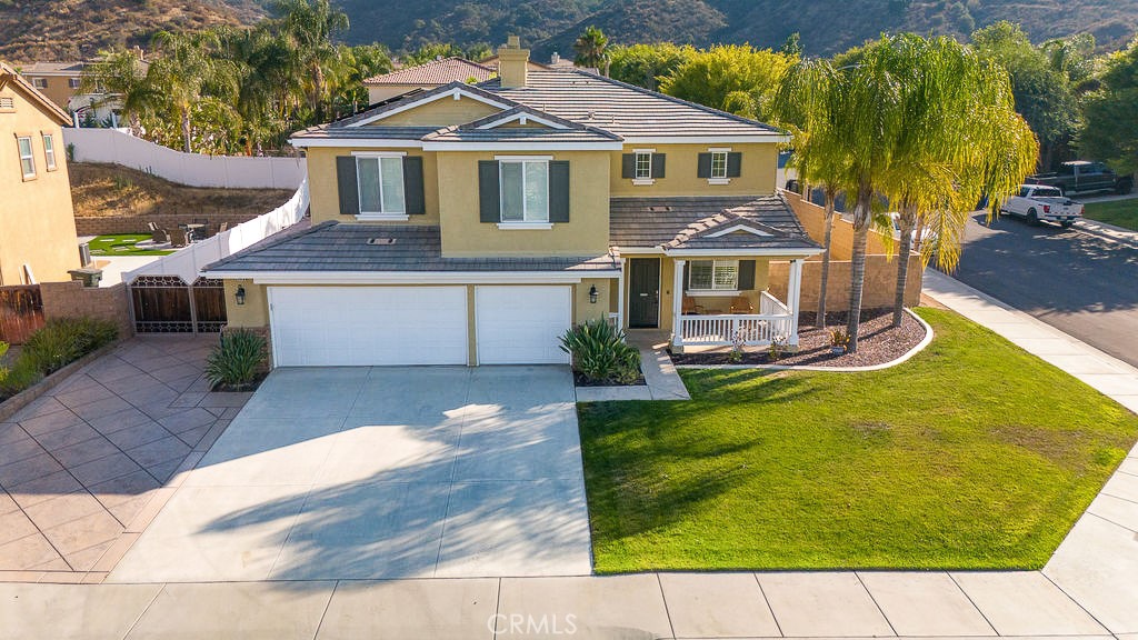 Welcome to 21475 Terrazzo Ln – The Ultimate in Upgraded Living! Every inch of this 5-bedroom, 3-bathroom stunner has been thoughtfully remodeled and upgraded to perfection with over $300K IN UPGRADES. With over 2,800 sq. ft. of luxury, this home sits on a corner lot in a family-friendly neighborhood that’s perfect for holiday decorating and trick-or-treating.
Step inside to find wood-look tile floors, crown molding, extended baseboards, and custom shutters throughout. The showstopper chef’s kitchen features:
• A JennAir custom oven and range
• Built-in, cabinet-depth JennAir fridge
• Granite countertops
• A massive extended island
• Gorgeous gray cabinets with luxury pinstriping
• Custom hood and walk-in pantry
The living room boasts a custom brick fireplace with a stylish mantle, and the back patio now has upgraded access through newly added French doors—perfect for entertaining. Upstairs, the primary suite is oversized with two custom barn doors, a fully remodeled spa-like bathroom, and a closet so big it could be a bedroom. An additional barn door is cleverly placed at the bottom of the stairs—ideal for pets or little ones.
The yard is just as dialed in, featuring:
• Two steel RV gates
• Vinyl fencing + block walls for privacy
• 220V RV hookup
• PAID OFF SOLAR – no true-up bill!
Every detail in this home has been elevated—custom cabinetry throughout, high-end finishes, and a layout that blends luxury with everyday comfort.
This is more than a home. It’s a lifestyle upgrade. Book your showing today before this beauty is gone!