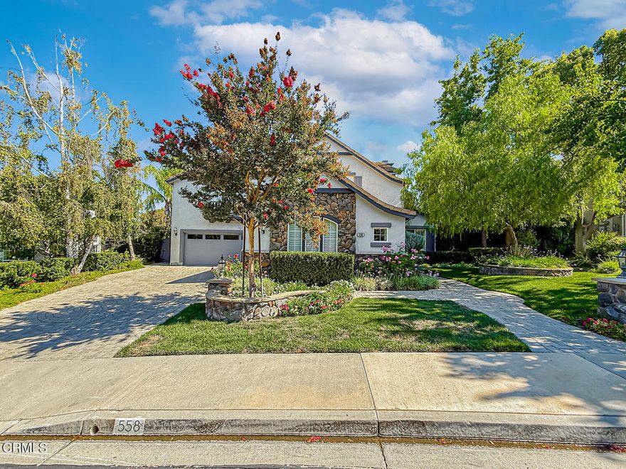 SPECTULAR VIEW PROPERTY with POOL WOOD RANCH SIMI VALLEY5 Bedroom 5 Bathroom with Superlative Features. 3500 sq. ft. living space on 12,250 Sq. ft. lot.Complete PrivacyGated CommunityCul-de-sac locationOpen FloorplanKitchen Center IslandBuilt in Refrigerator2 Thermador DishwashersWolf Range 6 BurnerWolf MicrowaveCarrara Marble Counter topsCustom CabinetsBuilt in Miele Coffee StationButler PantryWine CellarWine RefrigeratorCrown MoldingRecess LightingCoffered Ceilings3 Fireplaces Family room Living room, OutdoorWide Plank Engineered Flooring throughoutWrought Iron StaircasePrimary Bedroom with BalconyDual walk in Closets with Mirror DoorsPrimary Bathroom Dual Vanity, Carrara Marble Counter, Heated Marble Flooring, Jason Jet tubFresh Paint throughoutDual Pane WindowsDual Zone HVACBi-fold Doors To ExteriorPool and Spa Salt Water FeaturePool and Lighting Exterior Controlled by APPGazebo Features Lighting, Viking Barbecue, Viking RefrigeratorBeer Keg, Stainless steel counter cooler.Outdoor Fireplace with sitting area.Underground UtilitiesPavers Front and Rear4 Car Garage: 2 Separate Garages Pebble Tech Flooring, Moduline Modular Aluminum Cabinets,Surround Sound, 220 Volts Power, Compressor, Stainless Steel Work Bench With Wall Accessories.Concrete Roof TilesLandscaped Yard with Sprinklers.
