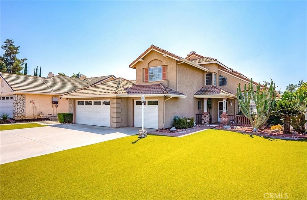 Welcome to 31105 Willowood, in Menifee, where you will find a beautiful 4-bedroom, 3-bath home. The front of the house has a cute brick patio welcoming you to the entrance of your new home. You enter into a large formal living room connected to a formal dining room. The kitchen is also attached and flows into the secondary living room, which has a fireplace. There are large windows throughout the home. Open the double doors on the main floor to discover the bright and airy, hard-to-find 1-bedroom,1-bath. The Primary suite is located upstairs and has a door leading out to a deck, a walk-in closet, a large bathroom with a tub, a separate shower, and is down the hallway from the two other bedrooms and bathrooms. The laundry room, located inside, features a sink and is conveniently situated next to a 3-car garage with ample cabinet space. The backyard is an oasis. Covered patio, brick, and concrete with very little yard work. You'll be able to relax, drink your coffee or wine, and enjoy your backyard. This home is a dream come true!
