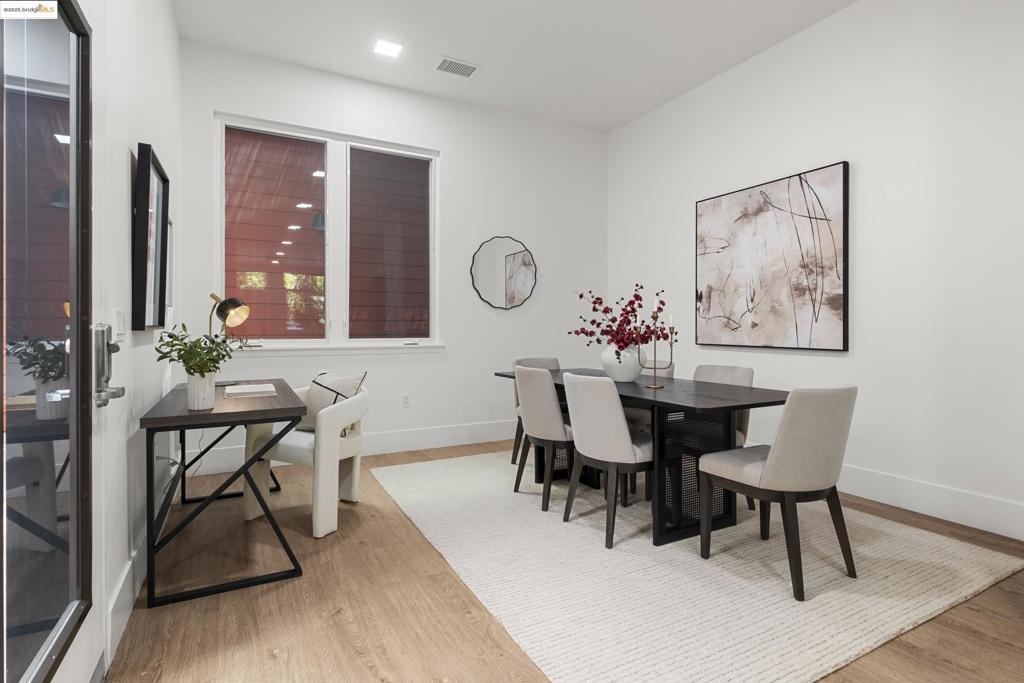NEW CONSTRUCTION! Easily the best condo money can by in the East Bay right now. This large 1,078 square foot home lives even larger with its high ceilings and open floor plan. Then you go outside and it has an open courtyard flush with plants and seating area. This 2 bedroom, 2 bathroom condo is saturated with natural light and high quality finishes like Bosch appliances, quartz countertops, gas cooktops, heat AND A/C, in unit laundry, outdoor balcony for outdoor living and even garage parking. Not to mention that it is conveniently located by the Emeryville border so you’re close to the Target(.5 mile), Ikea(1.1 mile), Bay Street Shopping Center(1.2 mile), Philz, Fogo de Chao and highways 80 and 880 Come see why we are the best value in the East Bay.