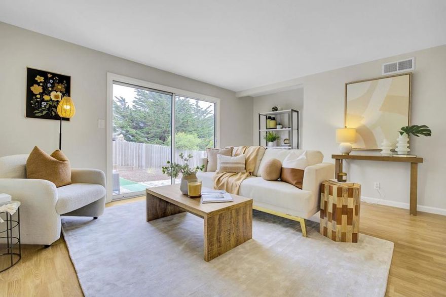 Experience comfortable living in this updated 3 Bedroom, 2 Bathroom home in the desirable Buri Buri neighborhood of SSF. Meticulously maintained by the same owner for over 50 years with a well-designed floor plan. Enter into a spacious living room with a wood-burning fireplace and a dining area surrounded by windows and a patio door adjacent to the spacious backyard that fill the space with natural light. The updated kitchen includes stainless steel appliances, stone countertops, refinished cabinetry, and a breakfast nook. All bedrooms are generously sized, with a primary suite featuring a full bath and stall shower. The guest bath offers a tub/shower combo. The lower level includes a large garage, laundry area, and versatile bonus space ideal for an office, playroom, or guest room. Additional features include fresh interior paint, hardwood floors, recessed lighting, central heating, and refreshed bathrooms. The expansive, low-maintenance backyard is perfect for outdoor living with extra storage. Conveniently located near SSF schools, shops, parks, biotech campuses, SFO, and commuter routes 280/101. A wonderful opportunity to move right in and make it your own.