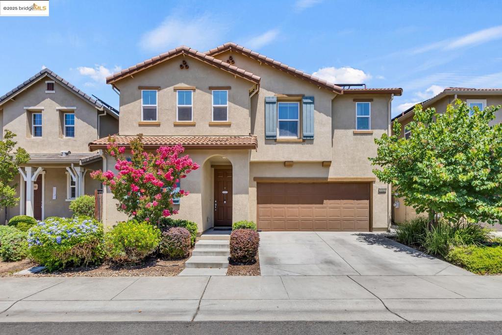 Tucked away in the highly desirable Hampton Village community, this beautiful 2017-built home offers the perfect combination of modern comfort and everyday functionality. Step inside to an open and airy floor plan featuring 3 spacious bedrooms plus a den, 2.5 bathrooms, and a generous upstairs loft—ideal for a home office, media room, or play space. The heart of the home is the kitchen, where granite countertops, a large walk-in pantry, and sleek finishes make cooking and entertaining a true pleasure. The primary suite is your private retreat, complete with two large walk-in closets and a spa-like ensuite bathroom with dual vanities. Each additional bedroom also features its own walk-in closet—so there’s no shortage of storage. Out back, enjoy a private, low-maintenance yard with artificial turf—perfect for relaxing, playing, or hosting guests. Energy-efficient solar helps keep utility costs low year-round. Just around the corner, you’ll find Wild Rose Park with basketball courts, a softball field, playgrounds, covered picnic areas, and a skate park—fun for everyone! And with schools, shopping, downtown Sacramento, and the airport all just minutes away, convenience is always close to home.
