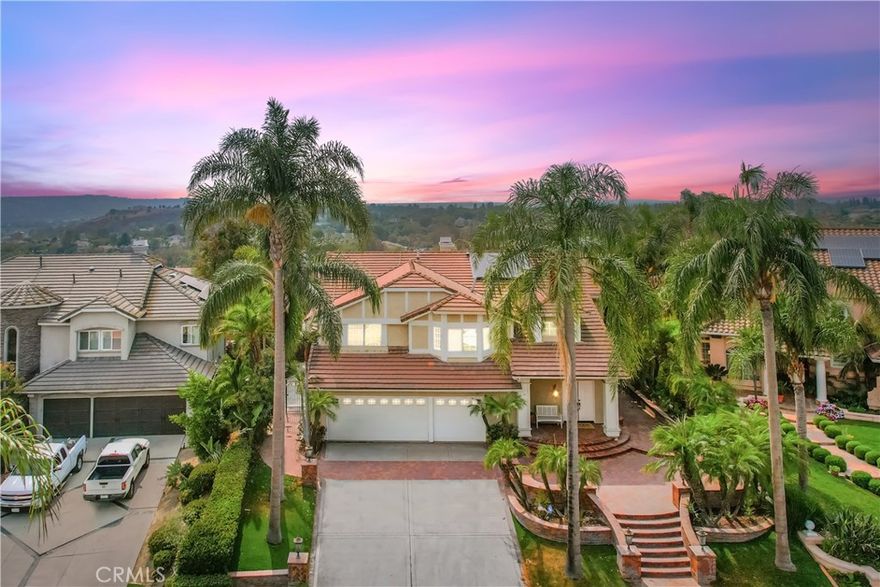 Discover your dream oasis in this newly renovated Yorba Linda home! Enjoy brand-new flooring, a modern kitchen with stainless steel appliances and stylish bathrooms. Step outside to a private pool, perfect for entertaining, and a spacious 400 sqft sunroom that invites you to soak up the sunshine while taking in breathtaking 270-degree mountain views and spectacular sunsets. With three generous bedrooms, including a serene master suite, this home combines comfort and luxury. Located in a desirable neighborhood with easy access to top-rated schools, parks, and dining, this property is a must-see!