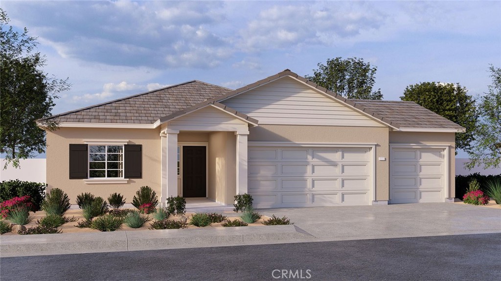 NEW CONSTRUCTION - SINGLE-STORY with 3-CAR GARAGE on LARGE LOT - AUGUST MOVE-IN with SOLAR INCLUDED in Wildomar! This 1,898-sf single-story home on a LARGE 8,220-sf LOT on a CUL-DE-SAC has a Traditional exterior façade, a 3-CAR GARAGE, an amazing open concept floor plan with open beam ceiling in the Great room, and has 4 bedrooms with 3 full bathrooms. The island kitchen with breakfast bar includes; Whirlpool stainless steel gas cooktop and oven, microwave, dishwasher, Bianco Tiza Quartz counter tops, and a pantry closet. This home also has White shaker-style cabinetry and UPGRADED designer flooring throughout. The direct access 3-car garage is PRE-PLUMBED for an electric car! This truly modern home has all the Smart Home features you would expect and is FULLY LANDSCAPED AND IRRIGATED in the front yard. The community is situated close to neighborhood parks, shopping and just minutes to freeway access. The home is anticipated to be ready for move-in August this year for your buyer and we can't wait to work with you to WELCOME them HOME!! **HUGE SAVINGS!! Solar is "No additional cost to your buyer" - it is INCLUDED IN THE PRICE OF THE HOME**