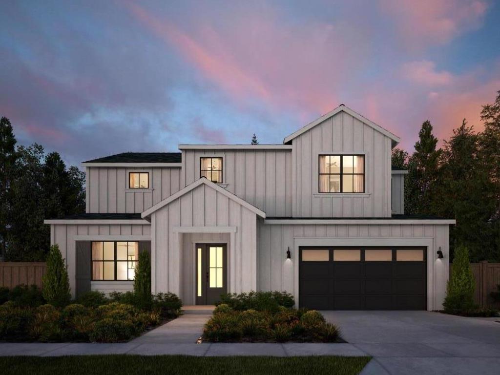 Situated on a picturesque street in Willow Glen, this stunning 5-bedroom, 4.5-bathroom Thomas James Homes residence is designed to delight. Estimated completion of construction is Fall 2025. This Farmhouse-style home makes hosting a breeze with the expansive dining and living spaces, plus a great room with large doors to the covered patio for al fresco dining. The gourmet kitchen includes an island with bar seating, nook, butler's pantry, and walk-in pantry. The main floor comes complete with a junior suite with en suite bathroom and walk-in closet. Head upstairs to the second floor, which offers a loft, laundry room with sink and storage, 3 additional secondary bedrooms and 2 full bathrooms. Indulge in the luxuries of the grand suites walk-in closet and spa-inspired bath, which includes dual vanities, a free-standing soaking tub, and a walk-in shower. *Preliminary architecture shown is subject to change based on jurisdiction's design review process. Illustrative landscaping shown is generic and does not represent the landscaping proposed for this site. All imagery is representational and does not depict specific building, views or future architectural details.