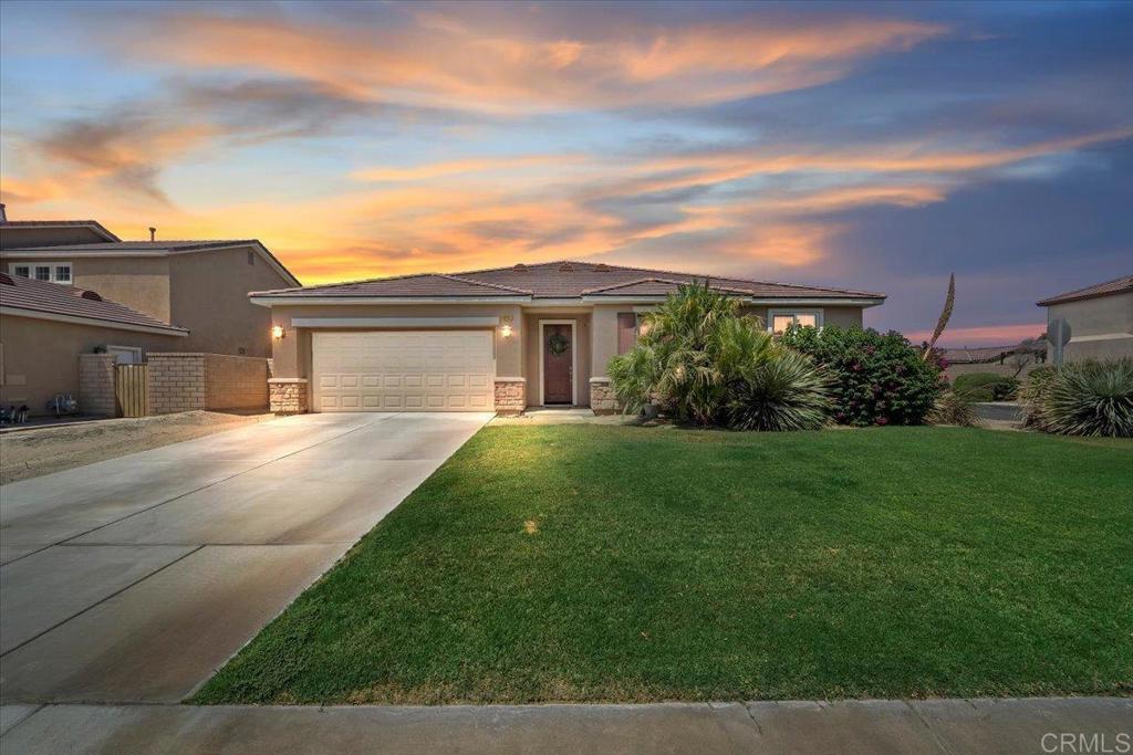 Enjoy The Best Of Desert Living In This Inviting Single-Level Home Inside The Sought-After Gated Community Of Paradiso. Perfectly Situated On A Corner Lot, This Residence Blends Functionality With Style. Open-Concept Kitchen With Breakfast Bar, Ample Cabinetry, And Easy Flow Into The Living And Dining Areas. Cozy Fireplace Creates A Warm Focal Point For The Space. Home Features 3 Bedrooms Plus A Dedicated Office... Providing Flexibility For Work, Guests, Or Hobbies. Primary Suite Set Apart From The Other Bedrooms For Added Privacy. PAID Solar, Alumawood Patio Cover And Fully Fenced Backyard. Located Steps From The Community Playground, Walking Trail And Close To Shopping, Dining, Golf Courses and All That The Coachella Valley Has To Offer