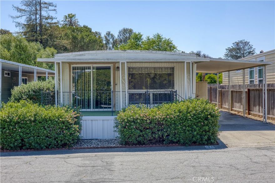 This 2-bedroom manufactured home is located in the highly desirable Chumash Village—a 55+ community where you own the land—no space rent! Originally used as a handyman residence and currently owned by the HOA, the value here is primarily in the land, offering exceptional potential for investors or future homeowners. Rentals are allowed and ownership is open to all ages, though residents must be 55 or older. Chumash Village features two sparkling pools, a spa, clubhouse with billiards, and a variety of activities. Ideally located near shopping, dining, hiking and biking trails, and just minutes to downtown San Luis Obispo.