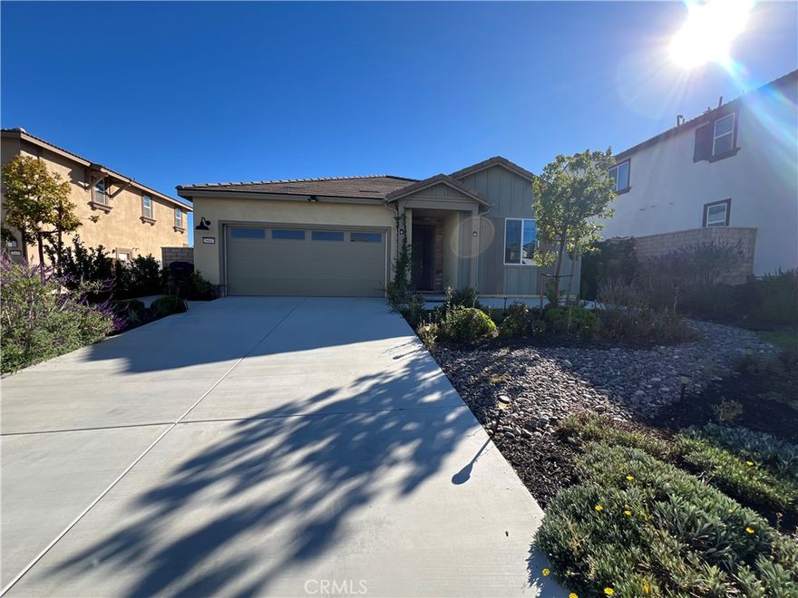 Charming Single-Story Home with Solar in a Peaceful Cul-de-Sac



Welcome to this beautifully maintained single-story home located on a quiet cul-de-sac in the heart of Menifee. This residence features an inviting open-concept great room floor plan, perfect for modern living and entertaining. The spacious kitchen opens to the dining and living areas, creating a seamless flow throughout the main living space.



Enjoy three generous bedrooms offering ample closet space, plus a large linen and laundry room for added convenience — washer, dryer, and refrigerator are all included. The home also comes complete with window coverings and energy-saving solar panels to help reduce utility costs. Step outside to the covered patio, ideal for relaxing or hosting gatherings year-round.



Situated in a desirable neighborhood close to shopping, dining, and freeway access, this home combines comfort, efficiency, and convenience in one perfect package.