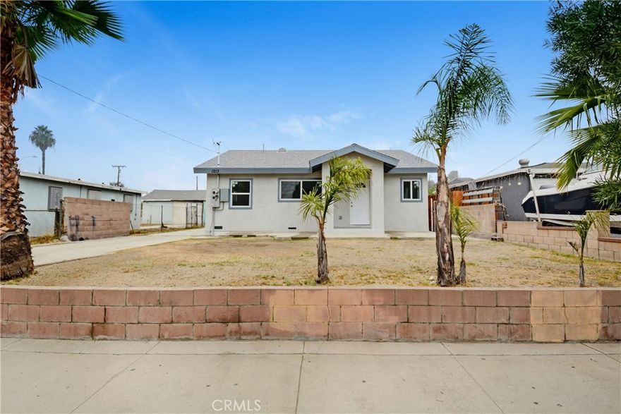 Ontario Home. Open floorplan. Rebuilt in 2025. Huge new 4 car detached garage in rear ready for an ADU. Perfect for the buyer that's willing to build an ADU for extra income. New everything.
