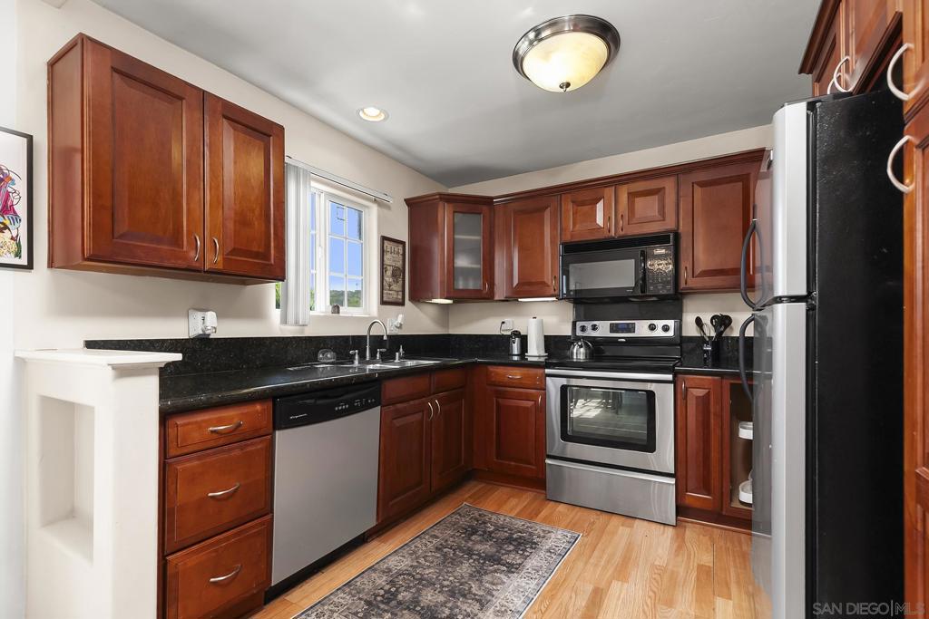 WELCOME TO THIS CHARMING AND PRIVATE CONDO IN THE QUIET AND PRIVATELY GATED COMMUNITY OF MOLLISON PARK IN EL CAJON. THIS BEAUTIFULLY UPDATED HOME OFFERS 2-BEDROOMS AND 2-BATHROOMS, INCLUDING AN OVERSIZED MASTER SUITE WITH A WALK-IN CLOSET AND A PRIVATE BATHROOM. THE KITCHEN FEATURES MODERN CABINETS AND GRANITE COUNTERTOPS, MAKING IT A PERFECT SPACE FOR COOKING AND ENTERTAINING. ENJOY THE PEACE AND QUIET OF THIS TUCKED AWAY LOCATION WITHIN THE COMMUNITY. THIS UNIT FEATURES WOOD LAMINATE FLOORING, NEW CARPET IN THE LVING ROOM AND DUAL PANE WINDOWS. MOLLISON PARK OFFERS AN OUTDOOR BARBECUE AREA WITH SEATING FOR ENJOYABLE OUTDOOR DINING. WITH A LOW HOA FEES, THIS PROPERTY IS IDEAL FOR THOSE LOOKING FOR AN AFFORDABLE, TRANQUIL, AND MODERN LIVING SPACE IN SAN DIEGO COUNTY. DON’T MISS OUT ON THIS AMAZING OPPORTUNITY TO OWN A BEAUTIFUL CONDO IN A CENTRAL LOCATION!