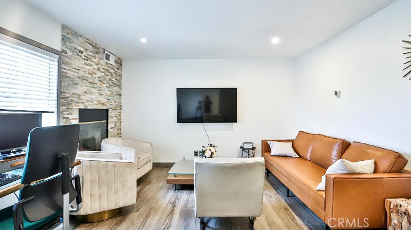 Welcome to this beautifully updated end-unit townhome in the heart of Westminster! Step into this beautifully upgraded end-unit condo in a gated community in the heart of Westminster! This 2-bedroom, 2.5-bath home offers 1,304 sq ft of bright, open living space with soaring vaulted ceilings and abundant natural light. The spacious layout features two primary suites, perfect for privacy and comfort. Enjoy a modern kitchen with granite countertops, brand new cabinetry, and a cozy dining area. Recent upgrades include new vinyl flooring, new kitchen cabinets, fresh interior paint, crown molding, and recessed lighting. Roof was recently replaced LESS THAN 2 YEARS OLD. The attached 2-car garage with direct access and a private driveway add convenience and extra storage.
Located in a quiet, well-maintained community with low HOA dues, this home is close to top-rated schools like Sequoia Elementary and Westminster High, shopping, dining, and easy freeway access. Don’t miss this rare opportunity to own a turnkey home in a prime location!