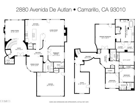 Tiny photo for 2880 Avenida De Autlan, Camarillo, CA 93010 (MLS # P1-26134)