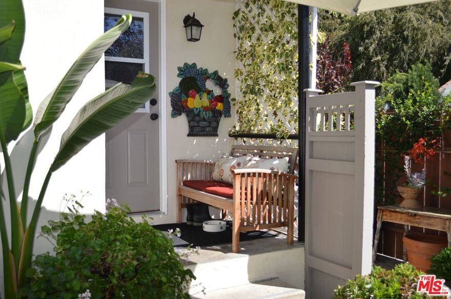This sun-filled Culver City bungalow at 3349 Fay Ave is the perfect blend of charm, comfort and style. Warm natural light pours into every room, highlighting the home's inviting character and thoughtful upgrades. Enjoy a beautifully landscaped front garden, a welcoming porch and a private back patio that feels like your own outdoor oasis, ideal for morning coffee or dinner under the stars.Inside, the home has been refreshed with stainless steel appliances, an in-unit washer and dryer, hardwood flooring, recessed lighting, coffered ceilings and custom window treatments. Nest-controlled central air and heat keep the space comfortable year-round, and recent seismic retrofitting adds peace of mind. Every corner feels cared for, polished and ready to enjoy. Set on a quiet tree-lined cul-de-sac in Culver City's coveted Arts District, this home places you at the center of one of LA's most dynamic and creative neighborhoods. You're just moments from Metro stations, the Ballona Creek bike path, Syd Kronenthal Park, Platform, The Co-Op, Helms Bakery District, Culver Steps and major studio and tech campuses. A rare opportunity to live in a vibrant community surrounded by endless dining, shopping and cultural destinations.
