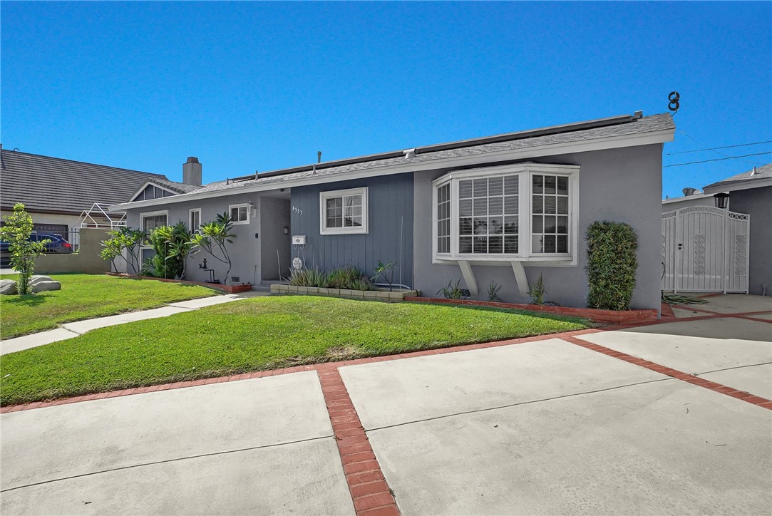 Welcome to 8533 Los Olivos Drive, a beautifully updated 3-bedroom, 2-bathroom home nestled at the end of a peaceful cul-de-sac—offering rare privacy and comfort in a prime San Gabriel Valley location. Thoughtfully maintained and tastefully upgraded, this inviting home blends timeless charm with today’s modern conveniences. Enjoy a classic, functional layout complemented by remodeled bathrooms, updated flooring, a refreshed kitchen, and a covered patio with turf, perfect for relaxing or entertaining year-round.
The detached garage with laundry hookups provides flexible options—ideal for a home office, studio, or potential ADU conversion, especially with the added benefit of being on Los Angeles County land, where expansion is often easier. Paid off energy-efficient solar panels help reduce your carbon footprint and utility bills. Conveniently located near award-winning schools, popular dining, shopping centers, and major freeways, this is a move-in ready opportunity that truly checks all the boxes. Don’t miss your chance to call this gem home!