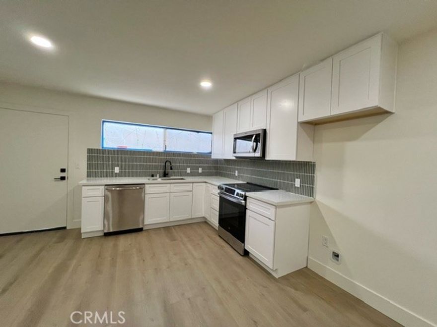 Ocean side location, steps to the scenic Shaw's Cove beach, this new stylish remodeled 1 bedroom apartment awaits you! This upstairs level unit boasts a newer kitchen with all updated appliances, oak luxury vinyl floors, fresh white paint, and new everything.  The living space and bedroom is generously sized for entertaining and relaxing.  As a bonus, this unit has AC.  There is one carport spot in the indoor parking area and a shared laundry room.

Located in North Laguna, this location is easy access to freeways and neighboring towns, shopping and business areas.  Live in Laguna Beach, with miles of majestic beach coves, miles of hiking and mountain biking trails, top notch dining, shopping, and arts.  Laguna is a friendly community and is one of the best places to live in the world!