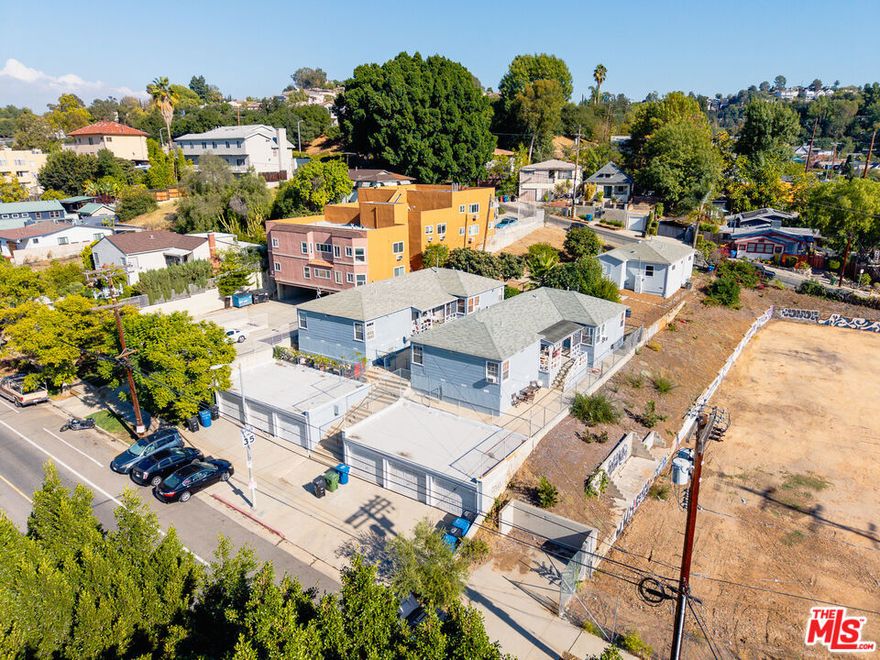 We are pleased to present for sale this rare Single Story multifamily property comprised of a 1948 & 1955 built 3-unit building (allowing for residential financing) in prime Highland Park. The offering includes one VACANT 991 Square Foot, 2 Bed & 1 Bath standalone unit (built in 1955), and a duplex built in 1948, making it ideal for an owner-user! The property is being sold alongside 2 Units next door for $635,000! Two Separate APN's! Located at 6011 Pine Crest Drive and 6018 Monterey Rd, this property sits in one of Los Angeles' most sought-after neighborhoods. It represents a unique opportunity for an owner-user to live in a tri-plex while generating income from the adjacent duplex, or for an investor to reposition as a TIC, develop multiple ADUs, or explore future Small Lot Subdivision on the expansive combined 15,149 SF lot. The property features an all 2-bedroom, 1-bath unit mix, totaling approximately 4,227 SF, W/D in each unit, and six garage parking spaces on Monterey. The beautifully updated vacant unit includes new vinyl windows, fresh paint, engineered flooring, turf, central air, gorgeous hardwood floors, and an in-unit washer and dryer! Zoned (Q) RD1.5-HCR, it offers significant long-term investment and development potential. The property is strategically located within minutes to Highland Park's Famous Retail Corridors: Figueroa and York and the Gold Line! Residents can dine at local favorites: Mendocino Farms, Jeni's, HomeState, Kitchen Mouse, Highly Likely, Highland Park Bowl, Villa's Taco's, Triple Beam, and Hippo, to name a few! It's surrounded by South Pasadena and minutes to DTLA! It boasts a walk score of 77 ("very walkable"), where most errands can be accomplished on foot! Disclosure: Buyers are advised to conduct thorough due diligence, including but not limited to verification of legal building square footage, unit count, lot size, legal bedroom/bathroom count, parking count, unit mix, year built, zoning, market rents, and the feasibility of constructing ADUs, additional units, or development feasibility. Listing Agent and Broker do not make any guarantees or representations as to the accuracy of the information provided.