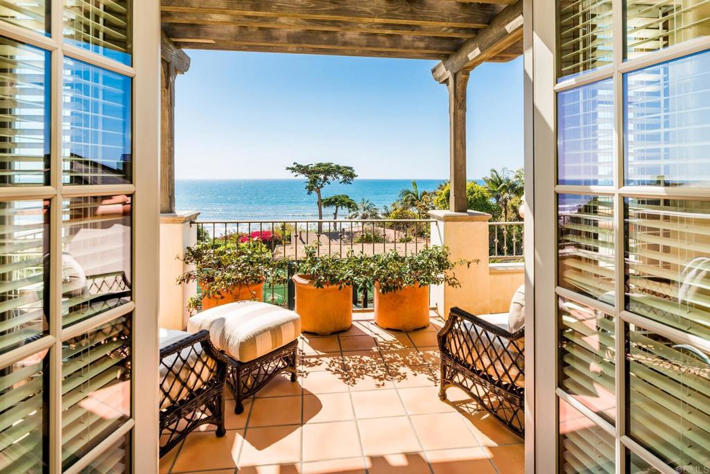 Stunning Furnished Hacienda Beach House in the Heart of Del Mar. Enjoy breathtaking ocean views from this luxury coastal retreat. Upstairs, the private primary suite offers a serene escape, while the main level features a gourmet kitchen, stylish living and dining areas, and an en suite bedroom. The lower level includes two additional en suite bedrooms, a spacious family room, wine room, and laundry area. Stone flooring on the main level and refined finishes throughout enhance the home’s sophisticated coastal charm. Step outside to a private backyard oasis with a pool and spa, outdoor fireplace, built-in BBQ, and lush landscaping, perfect for relaxing or entertaining. Just steps from the scenic bluff with paths to the beach and premier surf breaks. Walk to Del Mar Village for top-rated dining, shops, and markets. Coastal living at its finest!