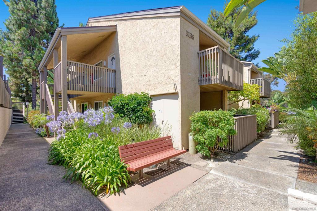 Welcome to 3136 Via Alicante Unit F—A Light-Filled 1-Bedroom Condo in the Heart of La Jolla This beautifully updated, ground-level 1-bedroom, 1-bath condo offers a bright and open floor plan with tasteful finishes throughout. The spacious living area opens to a private patio surrounded by lush greenery, creating an inviting indoor-outdoor living experience. The kitchen features granite countertops, stainless steel appliances, ample cabinetry, and an in-unit washer and dryer for added convenience. The bedroom is generously sized with mirrored closet doors and built-in organizers, leading to a pristine bathroom with modern touches. Tile flooring runs throughout the home, making it both stylish and easy to maintain. Located in the highly sought-after Villa La Jolla community, residents enjoy resort-style amenities including: Two sparkling swimming pools & relaxing spas A fitness center & clubhouse Meticulously maintained grounds with mature landscaping The unbeatable location places you minutes from La Jolla Shores Beach, UCSD, and within walking distance to La Jolla Village Square offering Trader Joe’s, Ralphs, fine dining, shopping, and entertainment. Quick access to I-5 and SR-52 makes commuting effortless.
