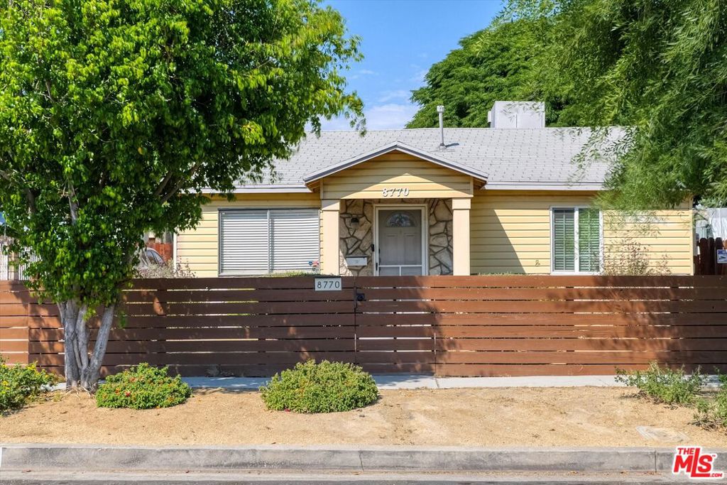 Looking for a starter home? A large yard to consider a family compound w/ an expansion or ADUs? Maybe a mini urban garden? The visions are endless with this flowing front house, 1 level SFR awaiting a new owner to make memories in the open living, dining, kitchen concept. Access to major freeways and easability to what the San Fernando Valley offers invites you to call this close community home.