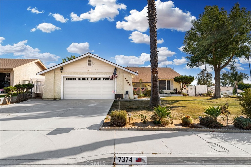 For the first time in 35 years, this home is ready for new memories! Set on a huge corner lot just down the street from Jurupa Hills Country Club, it’s the kind of place where weekends feel like a retreat yet shopping, dining, and everyday conveniences are only minutes away. This charming home features 3 bedrooms along with a large flex room that can easily serve as an office, playroom, or even a 4th bedroom. The kitchen has a large walk-in pantry, so you'll never run out of storage. Newer HVAC system and solar panels add peace of mind, while the spacious layout flows easily for both daily living and entertaining. Out back, you’ll find plenty of room to spread out, garden, or simply enjoy the sunshine. Loved by the same family for decades, this is a rare opportunity to put down roots in one of Jurupa Valley’s most desirable neighborhoods.