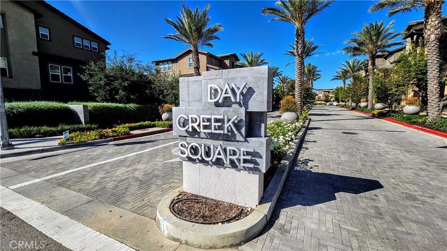 Charming condominium available for rent in Rancho Cucamonga, offering 1,899 square feet of well-designed living space with 3 bedrooms and 3.5 bathrooms. This spacious home features central air and heat, wood flooring throughout the main living areas, carpeted bedrooms, recessed lighting, granite countertops, and stainless steel appliances. Additional highlights include two private patios/balconies, a tankless water heater, stackable washer and dryer, and a generous primary suite with dual vanities and a walk-in closet. The Day Creek Square community is beautifully maintained and offers a resort-style pool and communal BBQ area. Ideally located near Baseline Road and Day Creek Boulevard, the property is within walking distance to Victoria Gardens and provides convenient access to the 15 and 210 freeways.

SCHOOL DISTRICT: Chaffey Unified
UTILITIES: Tenants pay all
PET POLICY: Small pets may be allowed. Submit photo(s) w/applications