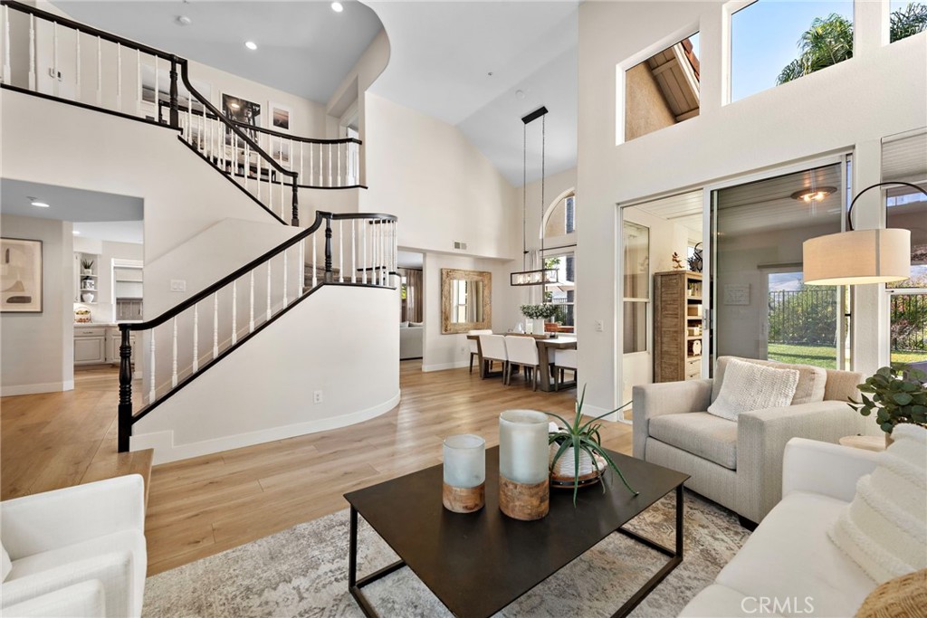 Stunning Furnished Home Short or Long Term Lease, beautifully appointed. This remodeled 4 Bedroom+ office, 2.5 Bathroom home captures attention from the moment you enter the double doors. The open concept design in the main living area creates a seamless flow throughout. This remodeled home enjoys an open concept flow between the kitchen, dinning area and family great room. The modern kitchen is fully equipped with Stainless steel appliances and quartz counter tops. The home also features central heating and air conditioning. Conveniently direct access from the garage with space for 3 vehicles. Inside you will find stylish wood vinyl flooring and a cozy gas fireplace in the family room. The second level reveals 4 bedrooms two full baths. The master suite offers a custom double vanity sink, a spacious walk in shower and a stand alone soaking tub. The 3 other bedrooms share a double sink vanity with a walk in shower. With ample storage space and proximity to schools, mayor freeways, San Clemente beaches and Pier, this home offers the ideal blend of comfort and convenience.
Home is available for short or long term furnished rental.