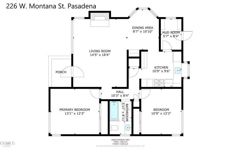 Pasadena, California 91103, United States, 2 Bedrooms Bedrooms, ,1 BathroomBathrooms,Residential,Active,173564