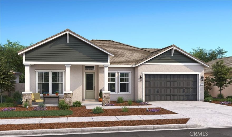 Welcome to Mirabella, Paso Robles’ premier master-planned community where modern luxury meets effortless living. Surrounded by scenic beauty and resort-style amenities including a sparkling pool, pickleball courts, and picturesque walking trails Mirabella offers the perfect balance of relaxation and convenience, all just minutes from US-101, SR-1, SR-46, SR-99, and Paso Robles Municipal Airport. Discover the Amadora plan, a beautifully designed single-story home featuring 3 spacious bedrooms and 2 baths that blend comfort, style, and functionality. At the heart of the home, the chef-inspired kitchen impresses with Frost White cabinetry, marble-look quartz countertops, a large island, and premium GE Café stainless-steel appliances, making it a dream space for both cooking and gathering. The open great room flows seamlessly into the dining area, creating an inviting setting for entertaining or relaxing evenings at home. A dedicated home office adds flexibility perfect for remote work, fitness, or a quiet retreat. The luxurious Primary Suite is your private sanctuary, featuring dual vanities, a walk-in shower, and a spacious walk-in closet designed for comfort and convenience. At Mirabella, every detail is crafted for the lifestyle you deserve beautiful, connected, and easy to love. Don’t miss your chance to make the Amadora plan your new home and experience the best of Paso Robles living today.  **Price subject to change.