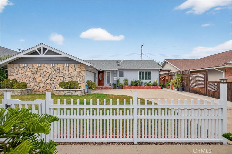 First Time on the Market Since 1968 – Charming Halecrest Gem with Endless Potential!

Welcome to 3149 Sharon Lane, a lovingly maintained 3-bedroom, 2-bathroom home located in the highly desirable Halecrest / Hall of Fame neighborhood. Situated on a 6,300 sq. ft. lot, this property includes a permitted 373 sq. ft. addition, offering flexible living space with abundant potential.

Inside, you'll find 3/4" solid oak hardwood floors, dual-pane Milgard & Andersen windows with elegant Norman plantation shutters, and ceiling fans in every room for year-round comfort. The home also boasts copper plumbing with a 2022 upgrade to under-house PVC and central A/C for modern convenience.

The kitchen features granite countertops, solid wood cabinetry, and updated appliances, flowing effortlessly into spacious living and dining areas complete with a cozy fireplace and built-in storage—perfect for everyday living and entertaining.

All three bedrooms are generously sized, and two of them feature a removable wall, offering flexibility to create a larger suite or additional living space. The light-filled addition is ideal as a family room, game room, office, or even a 4th bedroom conversion.

Step outside to enjoy beautifully manicured landscaping, thoughtfully designed and maintained by the original owner. The front yard features new custom planter beds, lush greenery, and a striking “Piano Key” wood fence that complements the home’s exterior. The backyard is your own private retreat with a custom-built solid oak beam pergola, integrated seating, and a multi-use garden shed—perfect as extra storage, a playhouse, or even a home office.

Located near Killybrooke Elementary, Halecrest Swim & Tennis Club, local parks, shopping, and dining, this is a rare opportunity to own a special home in one of Costa Mesa’s most sought-after communities.

Don’t miss the chance to make this classic Halecrest home your own!