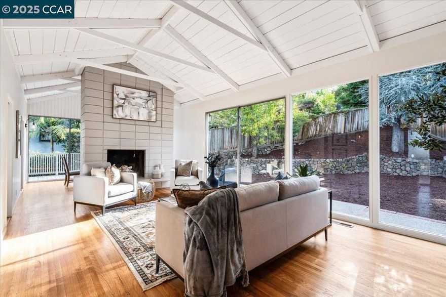 Welcome to 3503 Highland Ave, located in highly coveted Emerald Hills! Prepare to be captivated by gleaming hardwood flooring, vaulted wood-beam ceilings, walls of windows creating an abundance of natural light, and hillside VIEWS! You will enjoy a SPACIOUS & MULTI-FUNCTIONAL layout with over 2,500 square feet of living space spanning two levels, ideal for MULTI-GENERATIONAL living! Cozy up by stunning wood-burning fireplaces on each level and ENTERTAIN in separate living rooms! This rare home enables both community & privacy with three full bedrooms and two full bathrooms on the main level, and a fourth bedroom plus bonus room, and third full bathroom on the lower level. This amazing home is situated on a unique, nearly 1/4 ACRE corner lot, surrounded by mature Redwood trees and wrap around deck with stunning VIEWS! There is an attached 2-car garage with loft, ample storage, laundry room, an oversized driveway, and optional RV/Boat parking (ck w-City)! The enclosed level backyard provides a blank canvas for creating your own private oasis. This amazing home is close to downtown, neighborhood parks, Top Rated Schools -Roy Cloud Elementary- 101/280 FWY, hiking trails & local eateries. First time on market in 40+years! Hurry, don't miss this opportunity! Open Sun, 12/21, 1-3P!