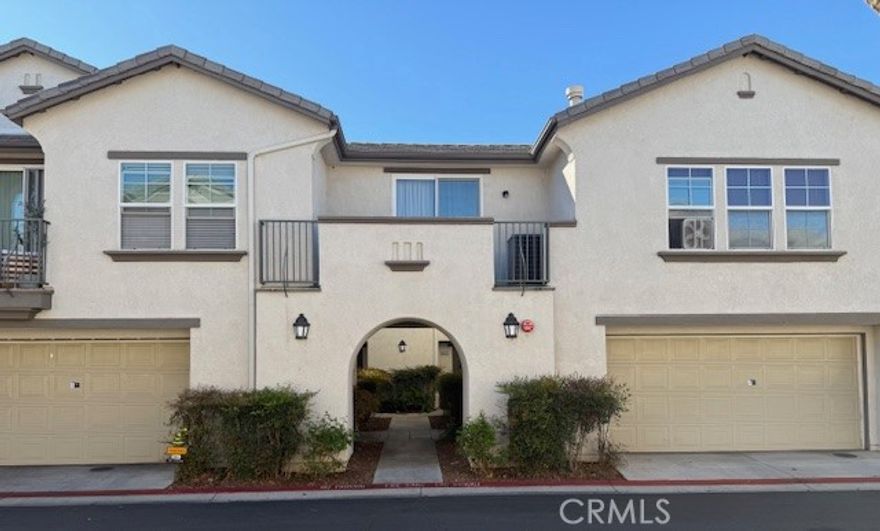 Welcome to Casa Bella! This community is FHA and VA approved. Don't miss out on this turnkey, meticulously maintained home. The spacious 1696 sqft 3 bedroom 2.5 bath floor plan offers high ceilings and plenty of natural light. The open concept layout is perfect for family time or entertaining. Gorgeous tile flooring flows throughout the main living space. Custom plantation shutter blinds on all windows provide convenience and a touch of elegance. The kitchen features plenty of stylish wood cabinetry, updated backsplash, granite counter tops, and stainless steel appliances. Upstairs you will be welcomed by beautiful hardwood flooring, including recently updated hardwood in each spacious bedroom. The primary suite provides a walk-in closet, soaking tub, walk-in shower, and a double vanity sink. The two car garage is attached and provides direct access to the unit. This desirable community is located in the Temecula School District! Amenities include: pool, spa, clubhouse, and playground. Lake Skinner and Temecula Wine Country are a short drive away. Schedule your private showing today!