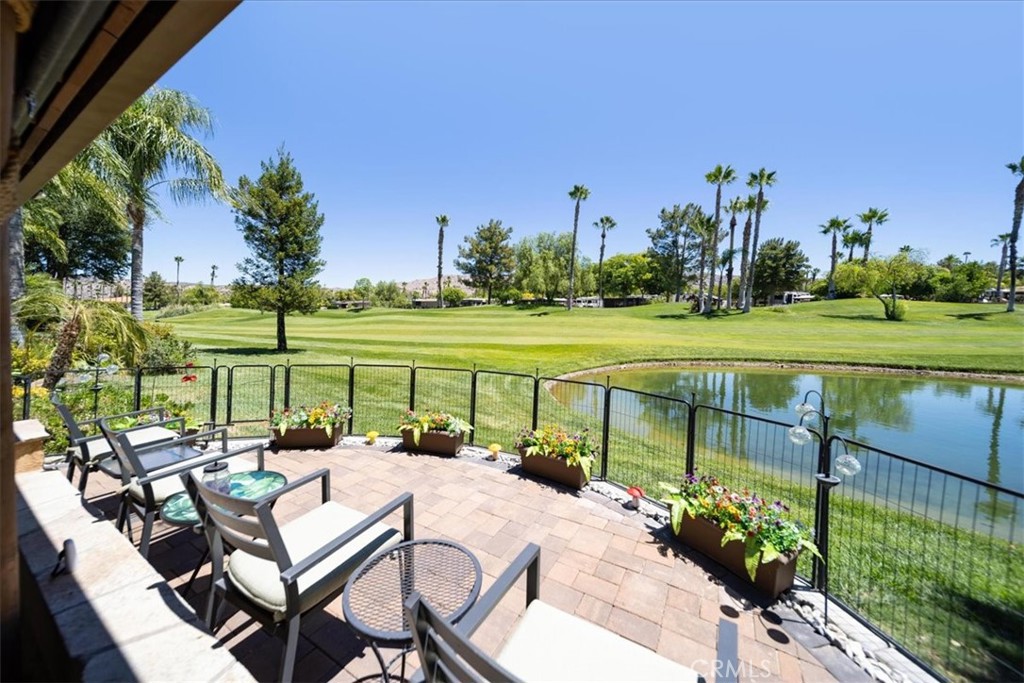 Welcome to Rancho California RV & Golf Resort *Site 438* This beautiful and custom built site with tiled roof Casita is fully enclosed with custom screens and sliding screen panels for privacy and comfort. Expansive covered spaces to include two separate structures. The front structure boasts a large fully equipped kitchen with all of the appliances needed including beverage and wine chiller, gas cooktop, oven, refrigerator, new dishwasher, and hot water heater with stainless storage drawers and compartments. The kitchen also features bar seating for 6 including a separate dining space with a unique atrium blending indoors and outdoors seamlessly. The rear of the front structure is a living/family room space with seating and large flat panel TV. The covered structure at the rear of the site is very large and is currently set up as a dedicated game group with seating, table and chairs for large groups and built-in large entertainment center housing a flat panel television. This is the perfect flex space and can be used as a large living/family room as well. Residential laundry is a bonus here as well! The site is fully finished with pebbletec, wraparound gutters and features a new gorgeous rear patio to take in the incredible VIEWS of the golf course, ponds, fountains and mountains all surrounding signature hole #7 on the golf course. The site is immaculate and maintained at a high standard of quality and detail. Rancho California RV Resort provides amenities such as a 14 hole Executive PAR 3 Golf Course (no fees for owners), 5 Pools/Jacuzzis, Tennis courts, Pickleball courts, Dog park, Club house, hiking trails, Horseshoe lawn and onsite grocery market. The resort is guard gated with no age restrictions. Monthly HOA fee includes "unlimited" use of the golf course, amenities, trash pickup at lot, water/sewer and common area maintenance. This one is a great find and won't last long! *Financing is available*
