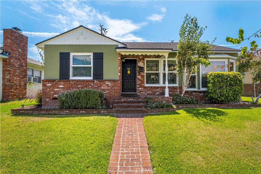 Welcome to this Charming & Immaculate 2-bedroom, 1-bath Lakewood Home w/ ADU potential, that perfectly combines character with modern upgrades. Step inside and you’ll instantly feel the cozy, welcoming vibe. The original hardwood floors have been beautifully refinished, while the upgraded bathroom features a new vanity with a stone countertop and stylish accessories.
The living room boasts a stunning brick gas/wood fireplace and a new sliding door, along with all-new dual-pane windows and ceiling fans throughout. The kitchen is a true standout with granite countertops, porcelain tile flooring, under-cabinet lighting, and newer appliances — the perfect space for cooking and entertaining.
Enjoy California living in the spacious backyard, complete with alley access, a custom 20-foot roll gate, RV parking with a 30-amp plug, newer 50 year roof was installed in 2017 and a custom outdoor wood fire pit. With central AC and heat, comfort is ensured year-round. The yard is also large enough to add an ADU for extra income or multigenerational living.
All this, plus the home is conveniently located near schools, shopping, and freeway access.